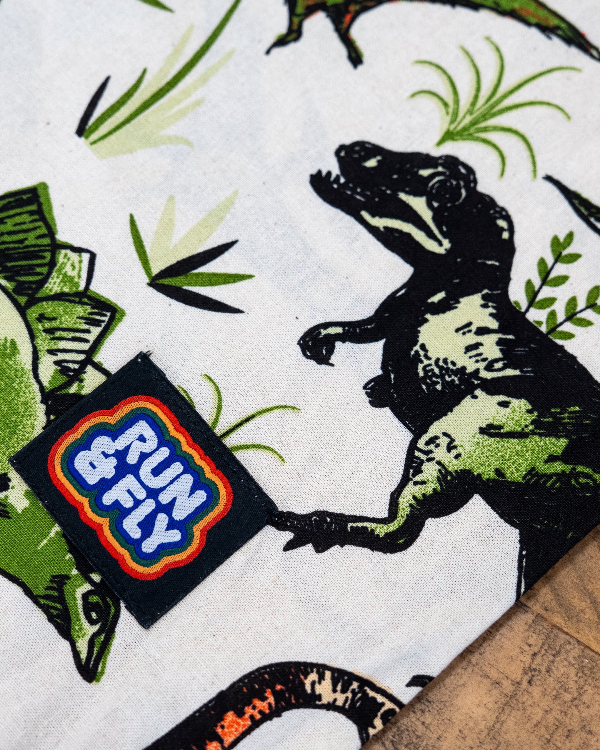 Adventure Dinosaur Canvas Tote Bag - Image 3