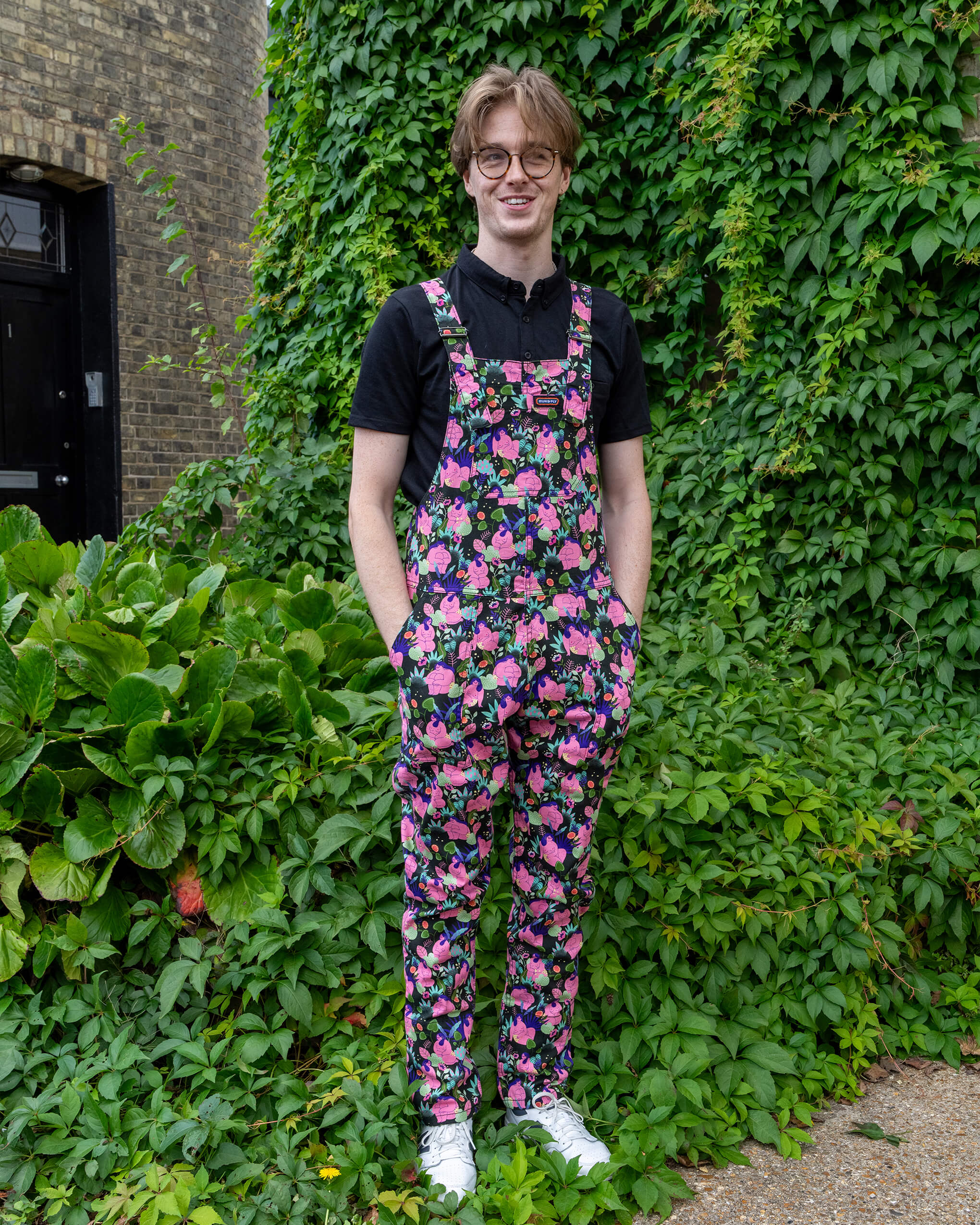Run & Fly x Marie Boiseau Bodies Stretch Twill Dungarees - Image 5