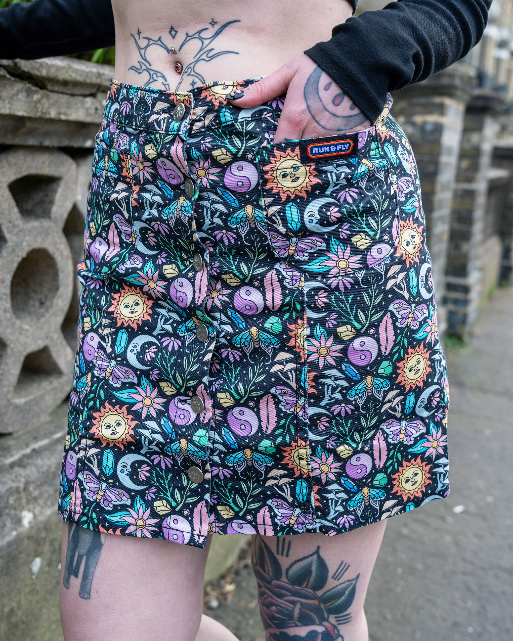 Boho Summer A Line Skirt - Image 2