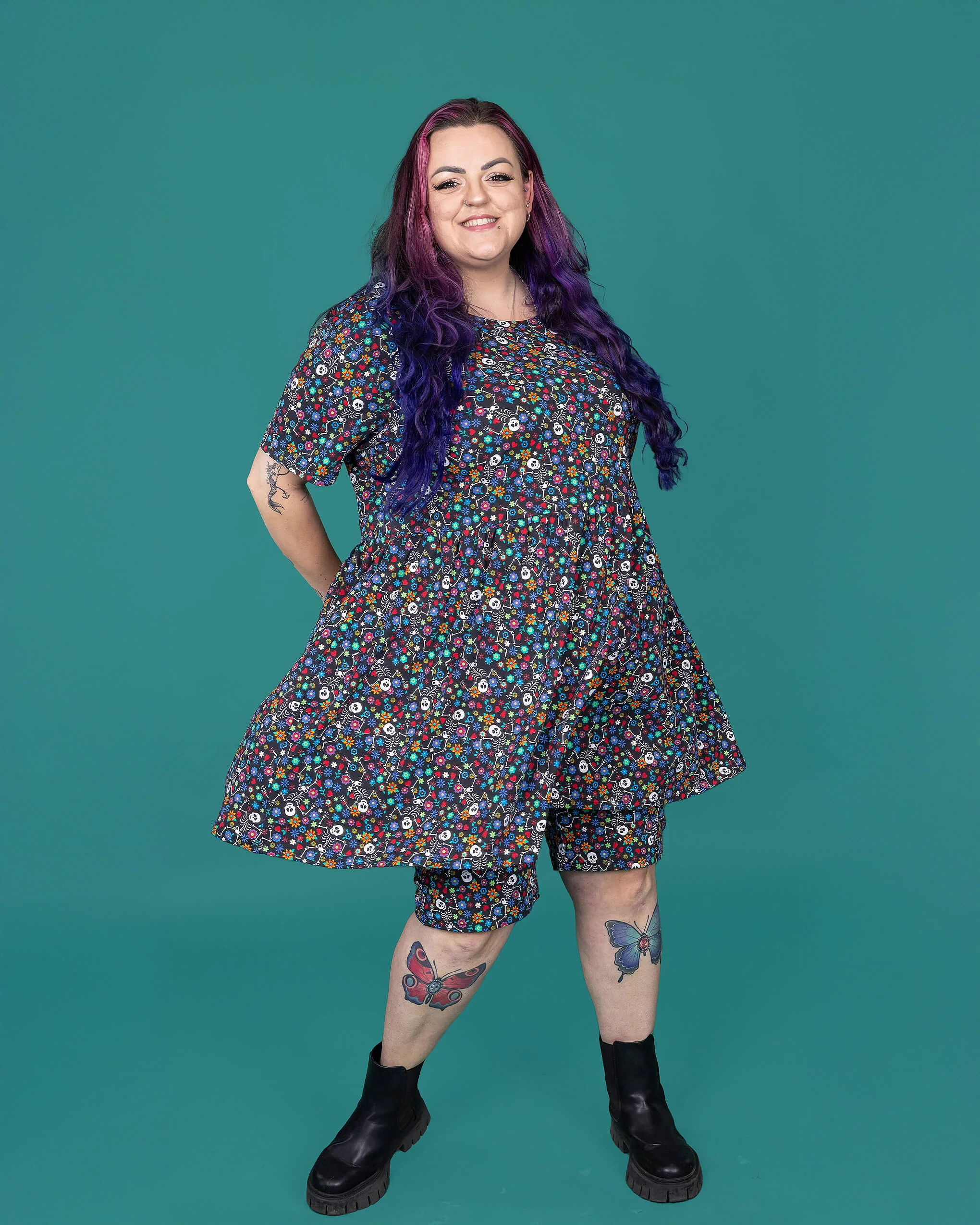 Boogie Bones Oversized Smock Dress - Image 12