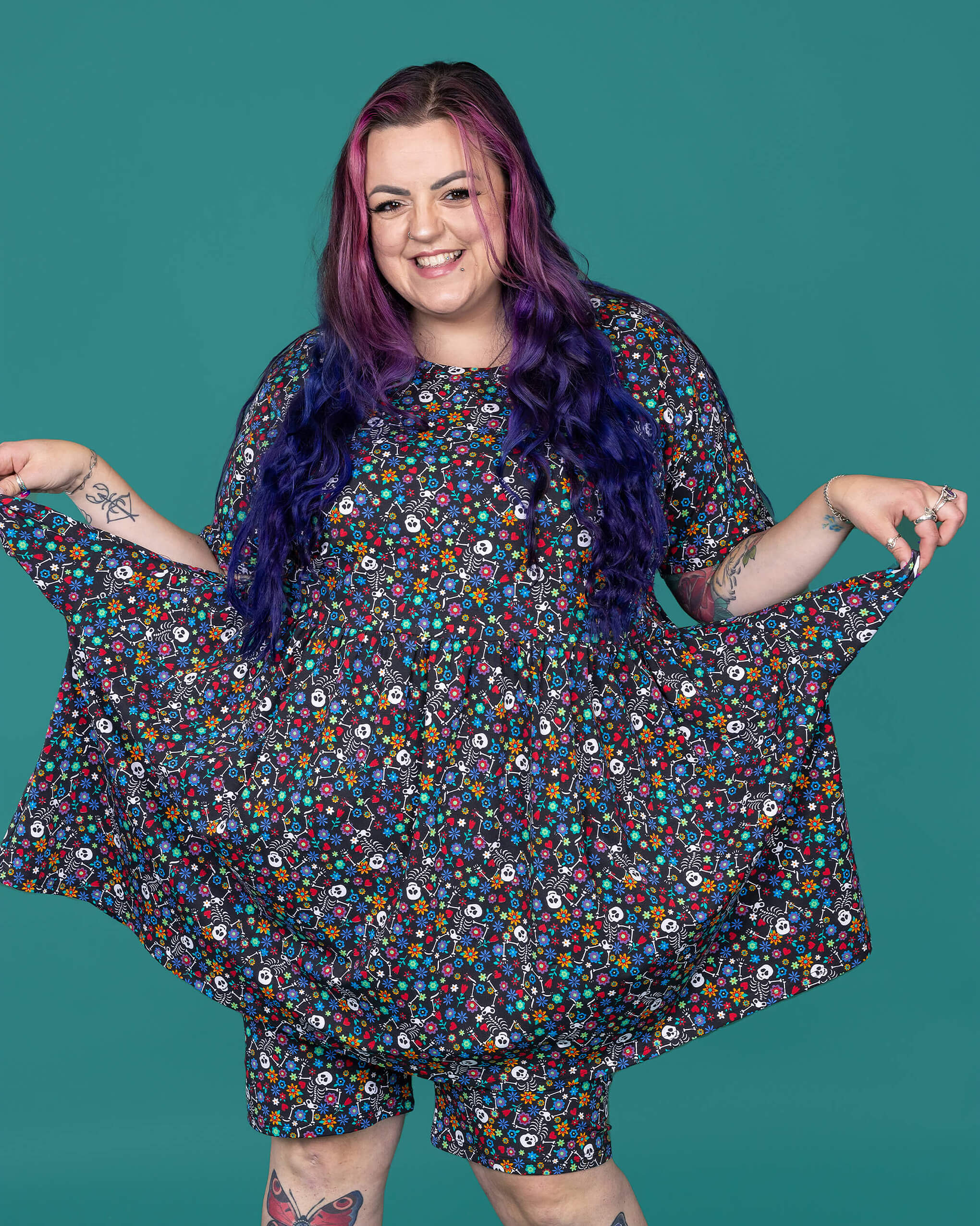 Boogie Bones Oversized Smock Dress - Image 4
