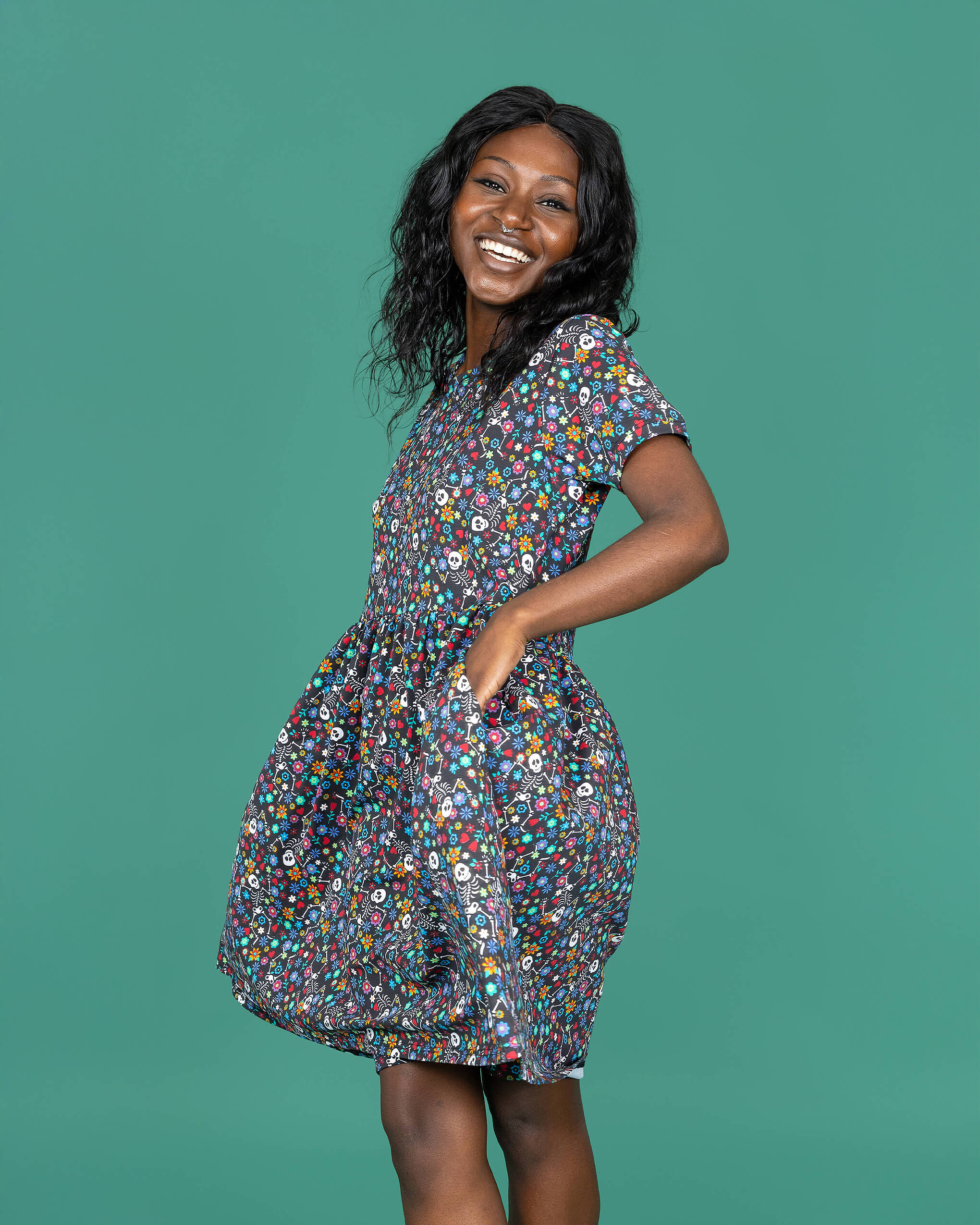 Boogie Bones Oversized Smock Dress - Image 5