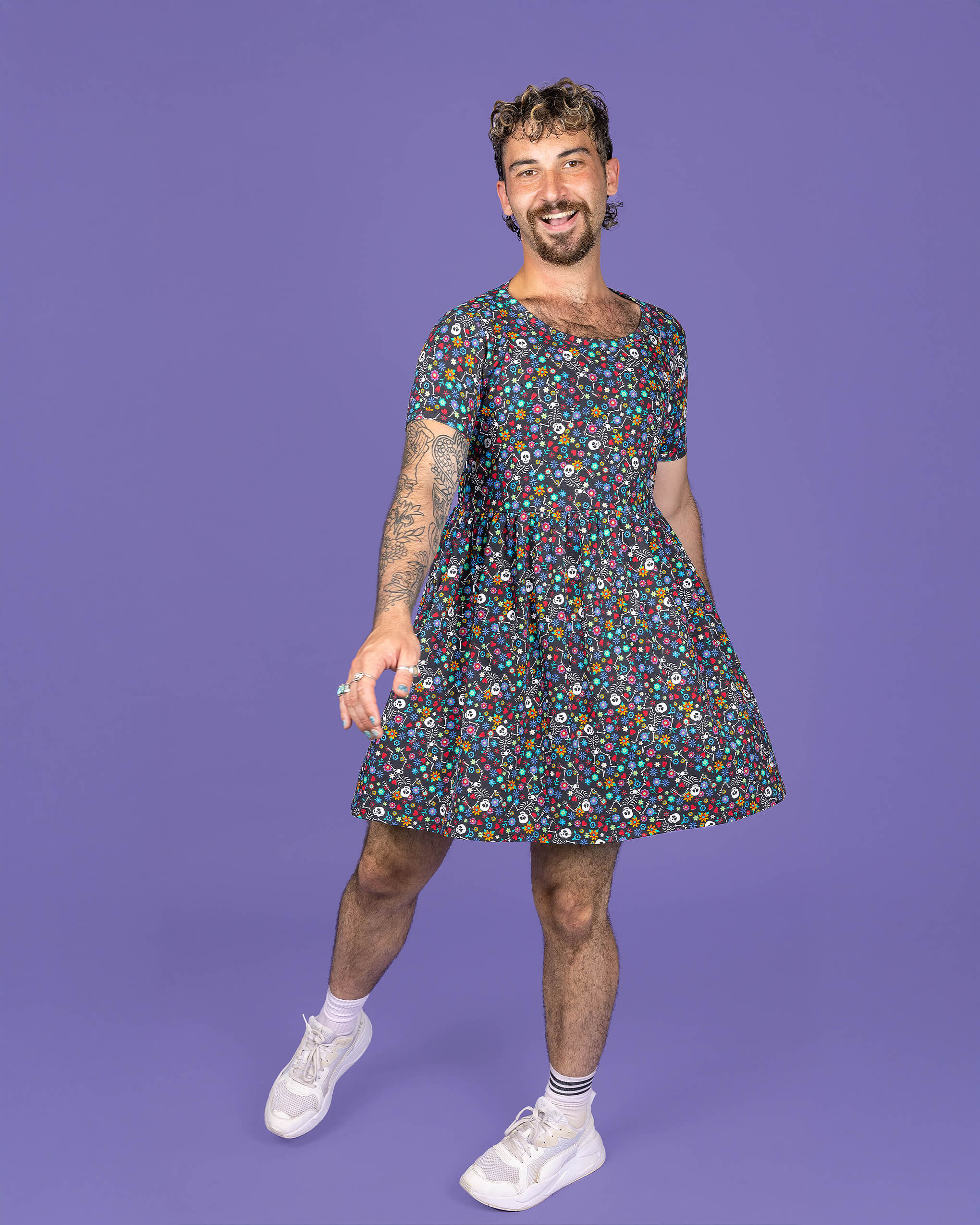 Boogie Bones Oversized Smock Dress - Image 6