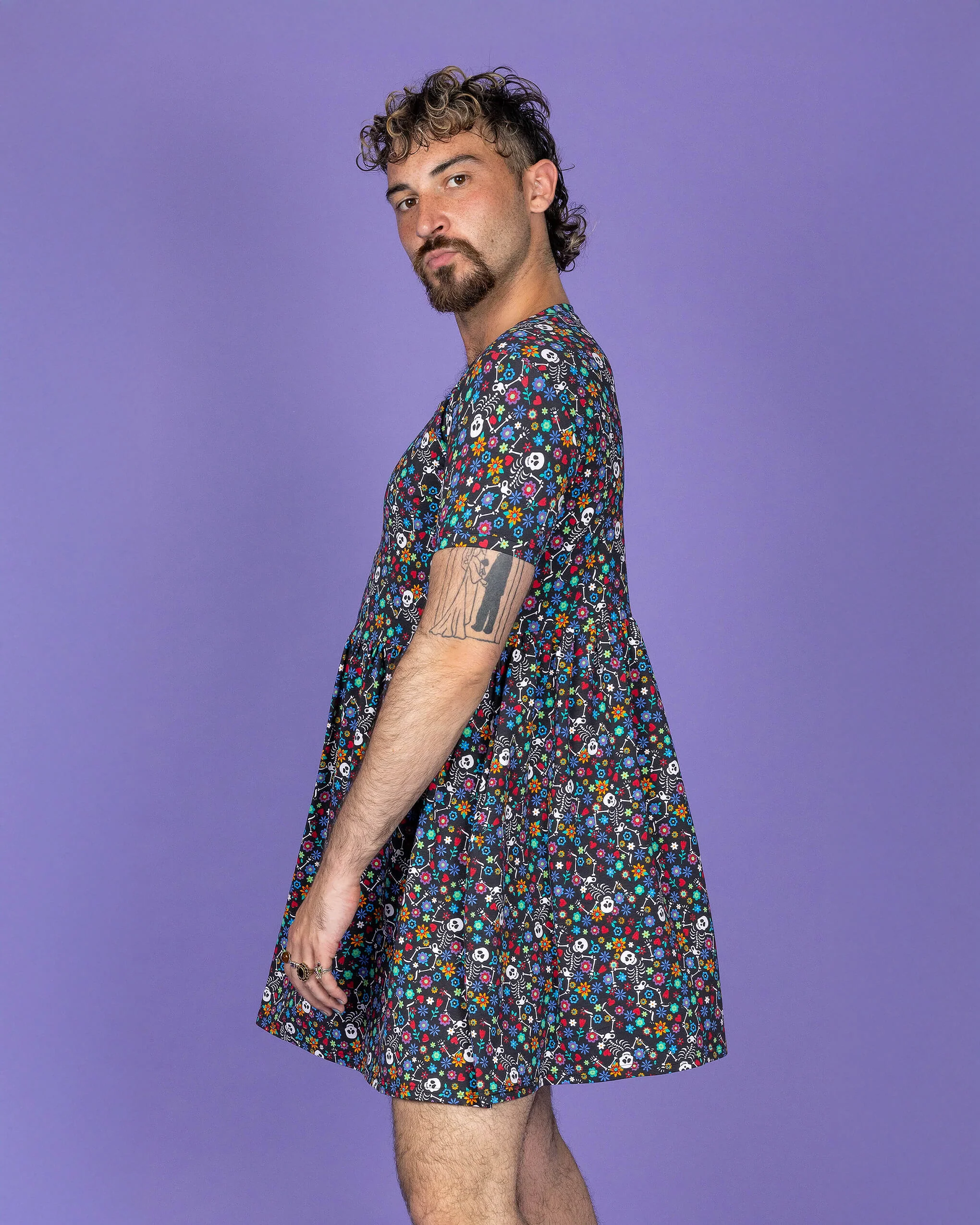 Boogie Bones Oversized Smock Dress - Image 9