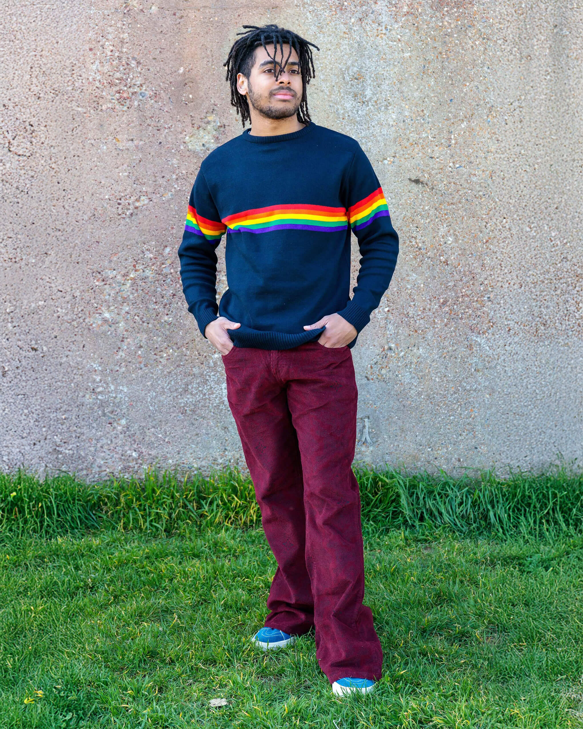 Tawney Port Paisley Corduroy Bell Bottom Super Flares - Image 2
