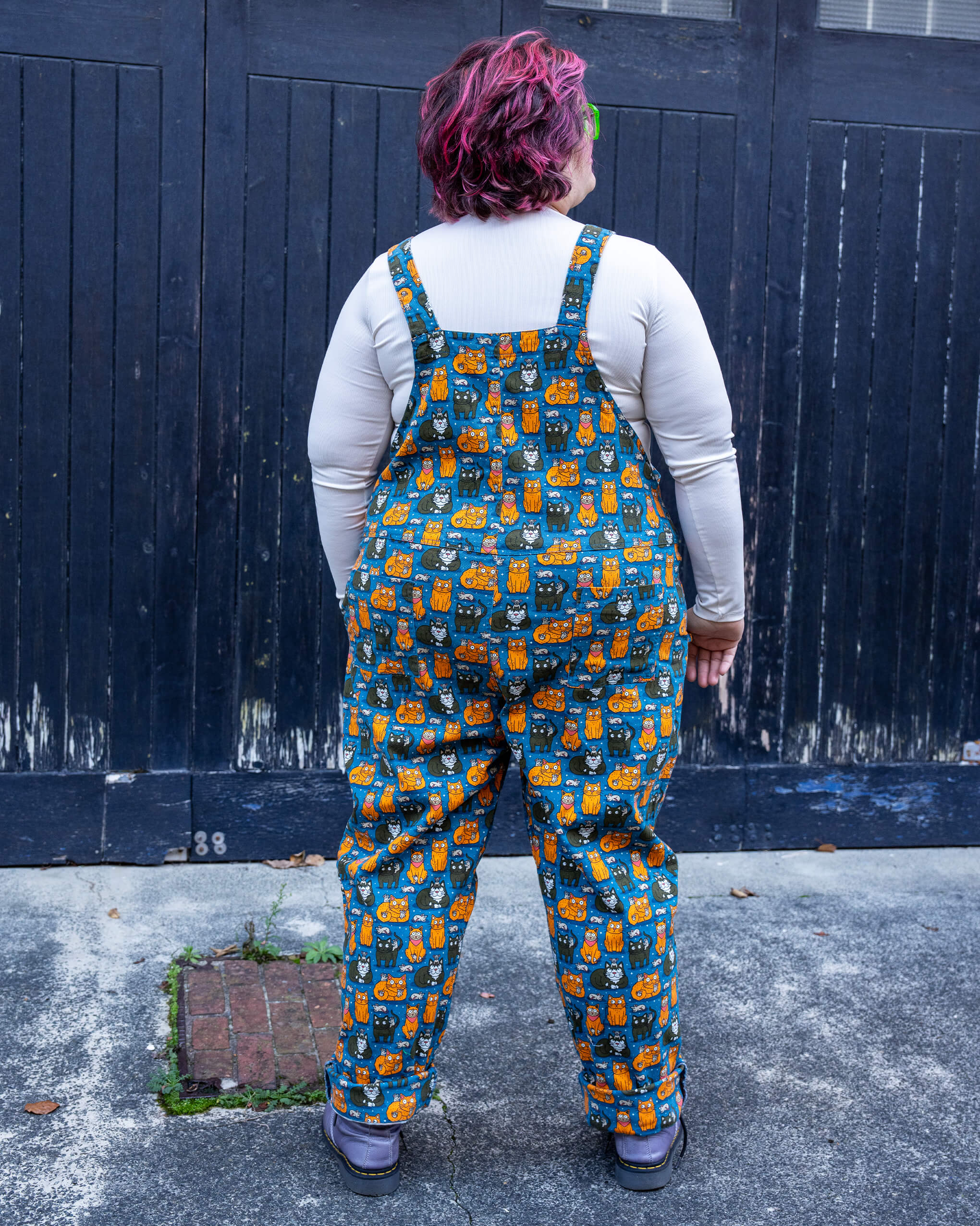 Cats and Mice Stretch Twill Dungarees - Image 10