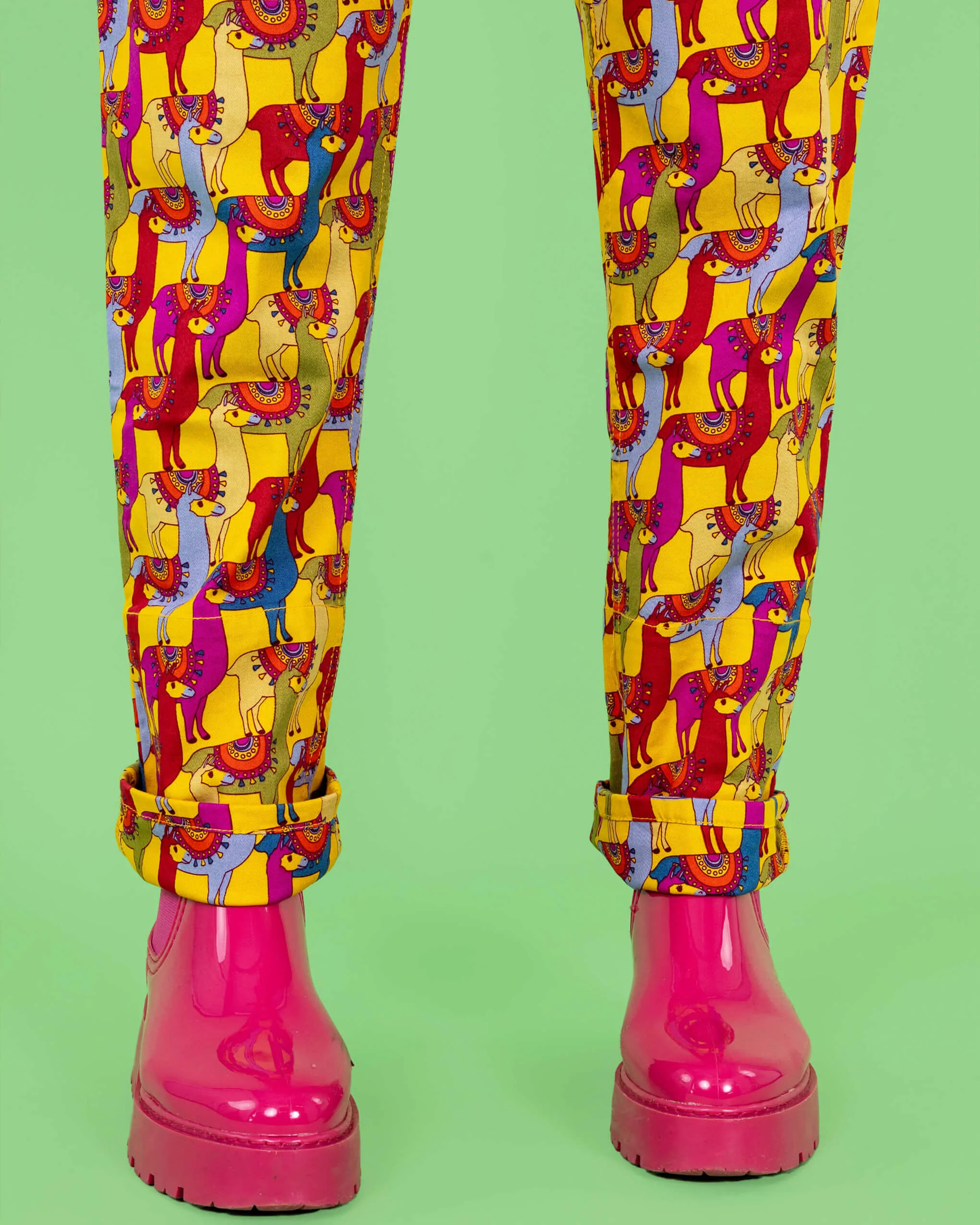 Drama Llama Stretch Twill Dungarees - Image 10
