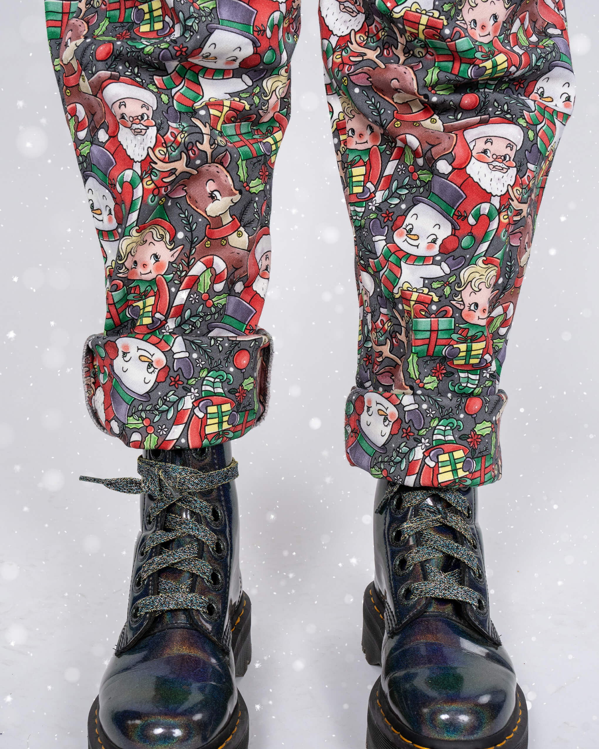 Festive: Christmas Cuties Stretch Twill Dungarees - Image 14
