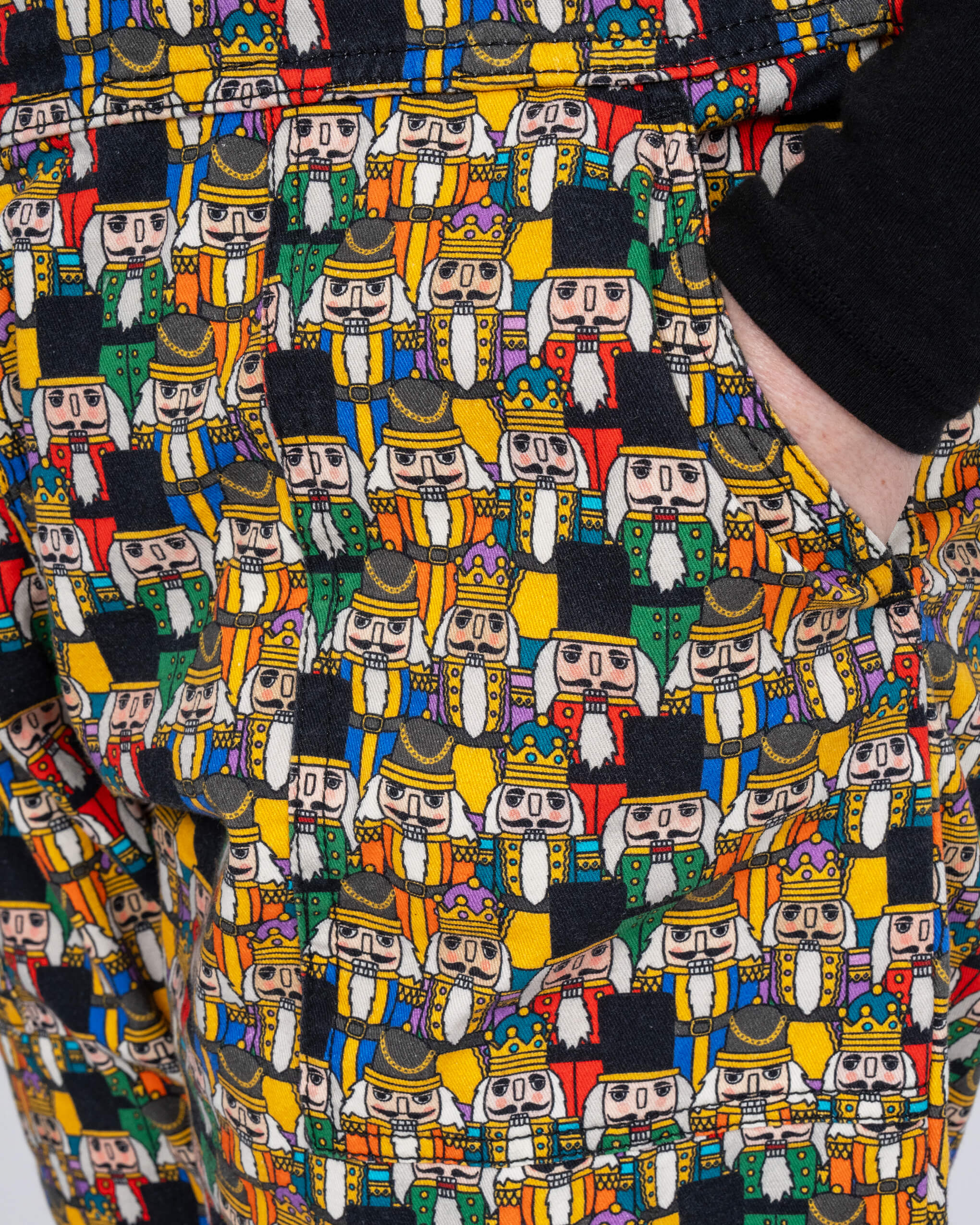 Festive: Nutcracker Parade Stretch Twill Dungarees - Image 12