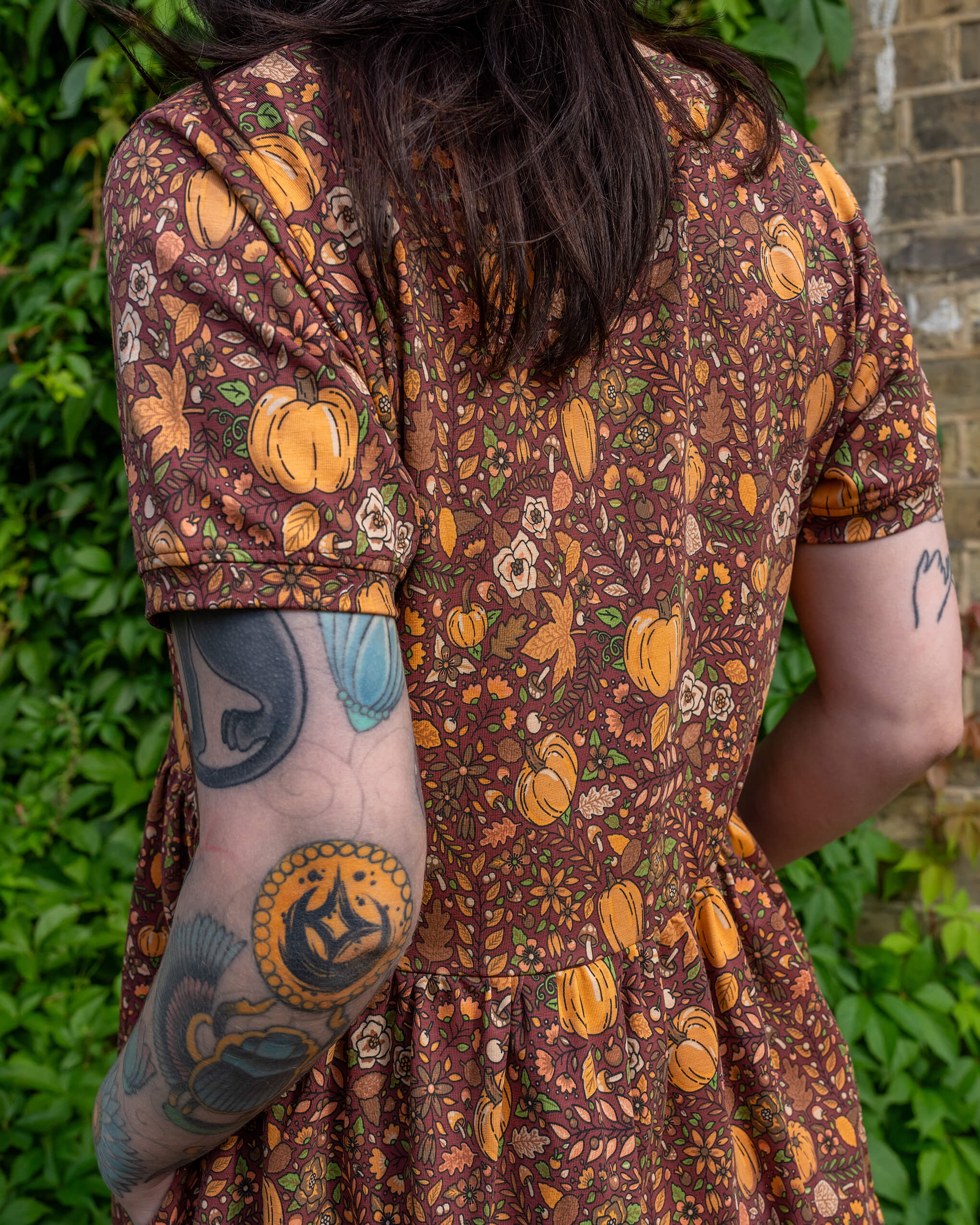 Halloween: Autumn Pumpkin Oversized Smock Dress - Image 9