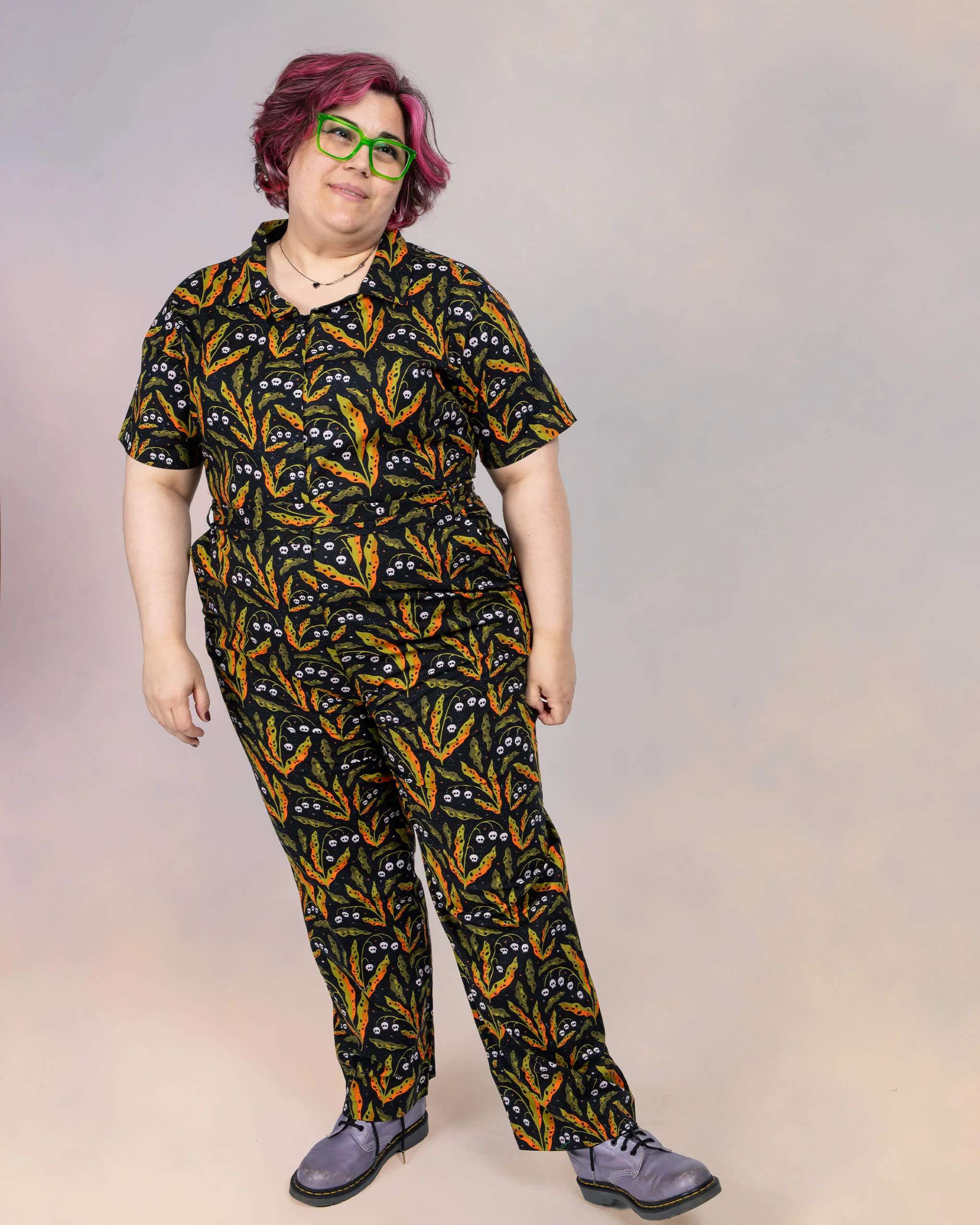 Halloween: Run & Fly x Clare Lewis Poison and Plants Stretch Jumpsuit - Image 3