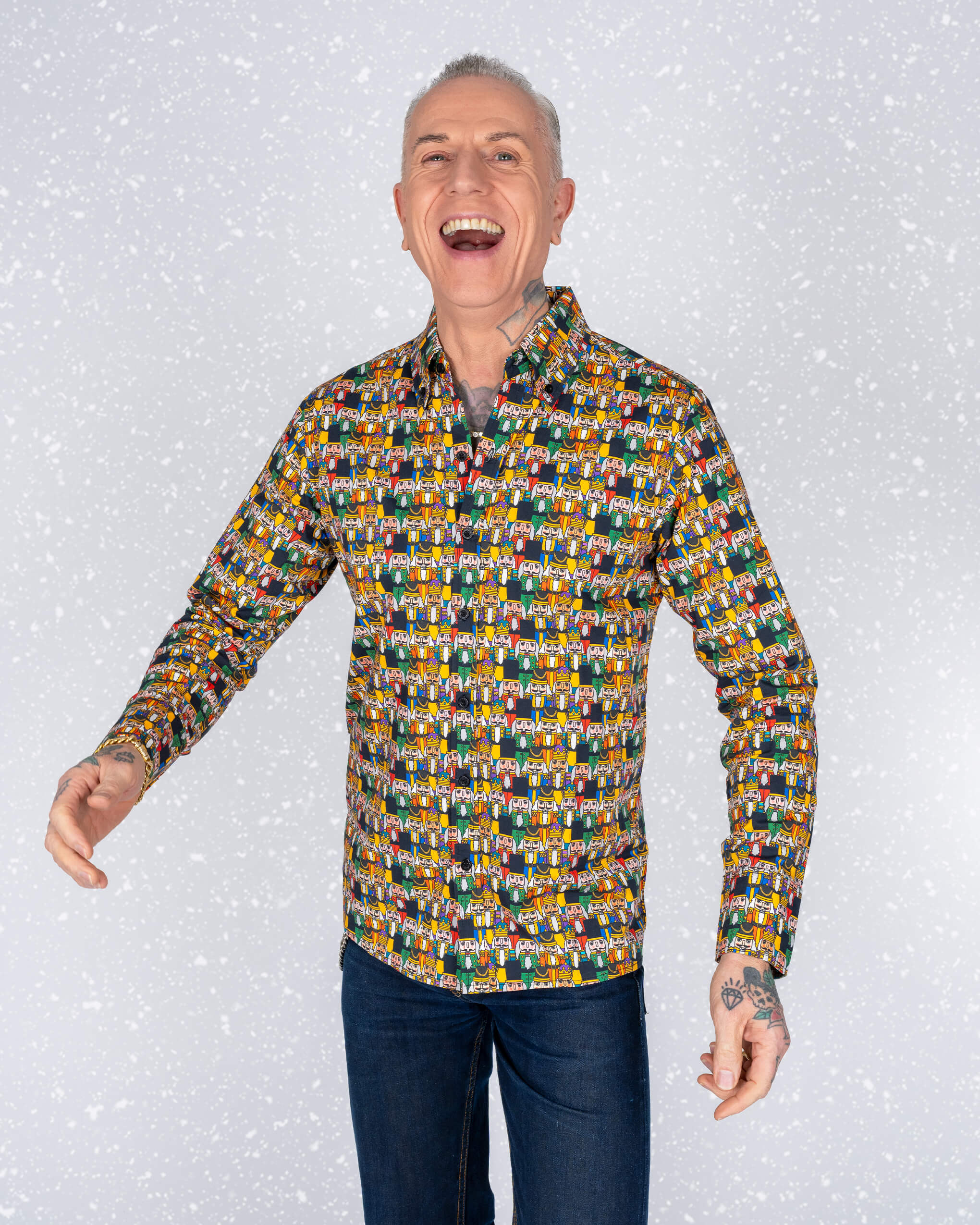 Festive: Nutcracker Parade Long Sleeve Shirt - Image 3