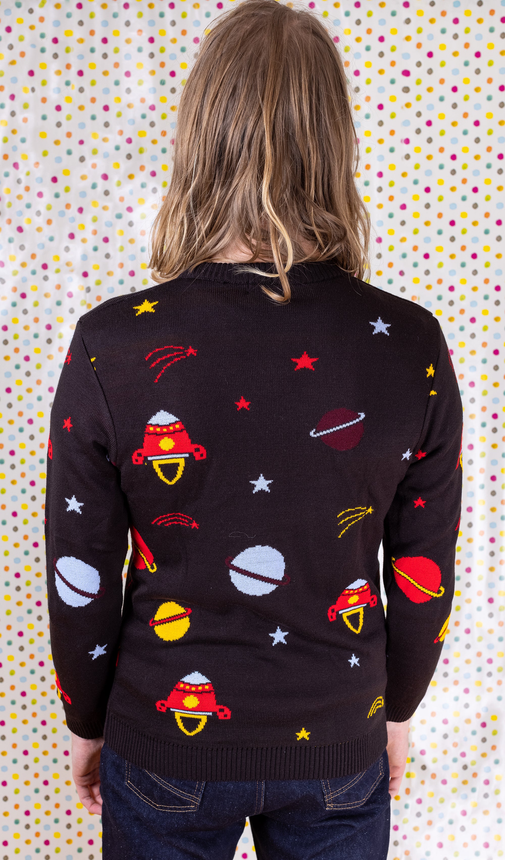 Retro Rocket Outer Space Jumper - Image 5