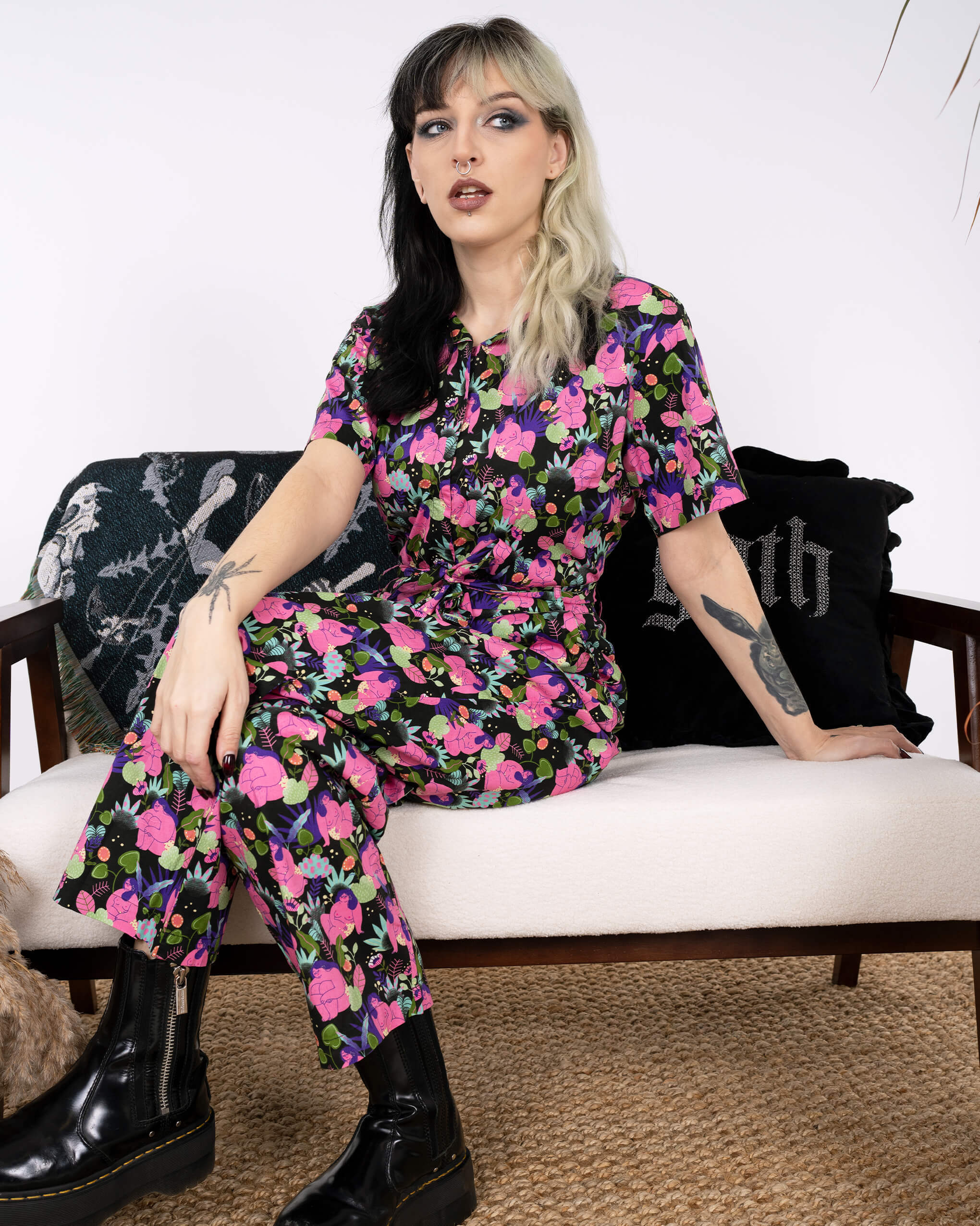Run & Fly x Marie Boiseau Bodies Stretch Jumpsuit - Image 3