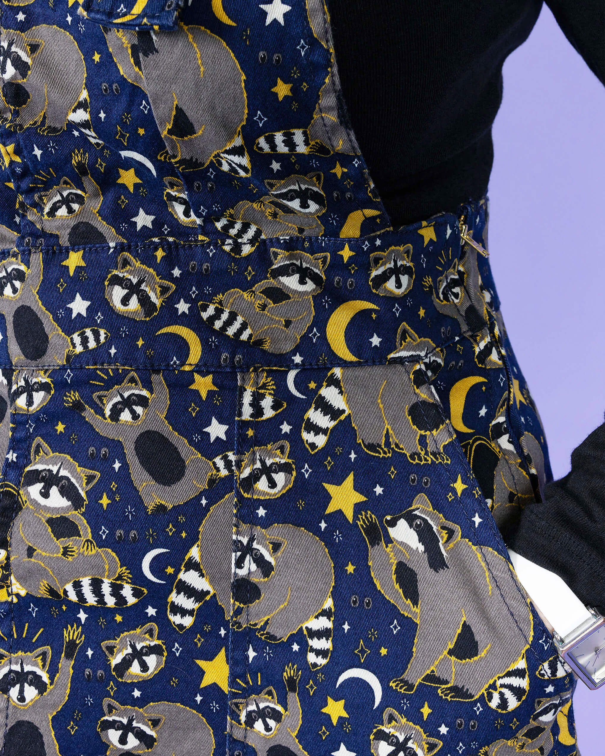 Trash Pandas Stretch Twill Pinafore Dress - Image 6