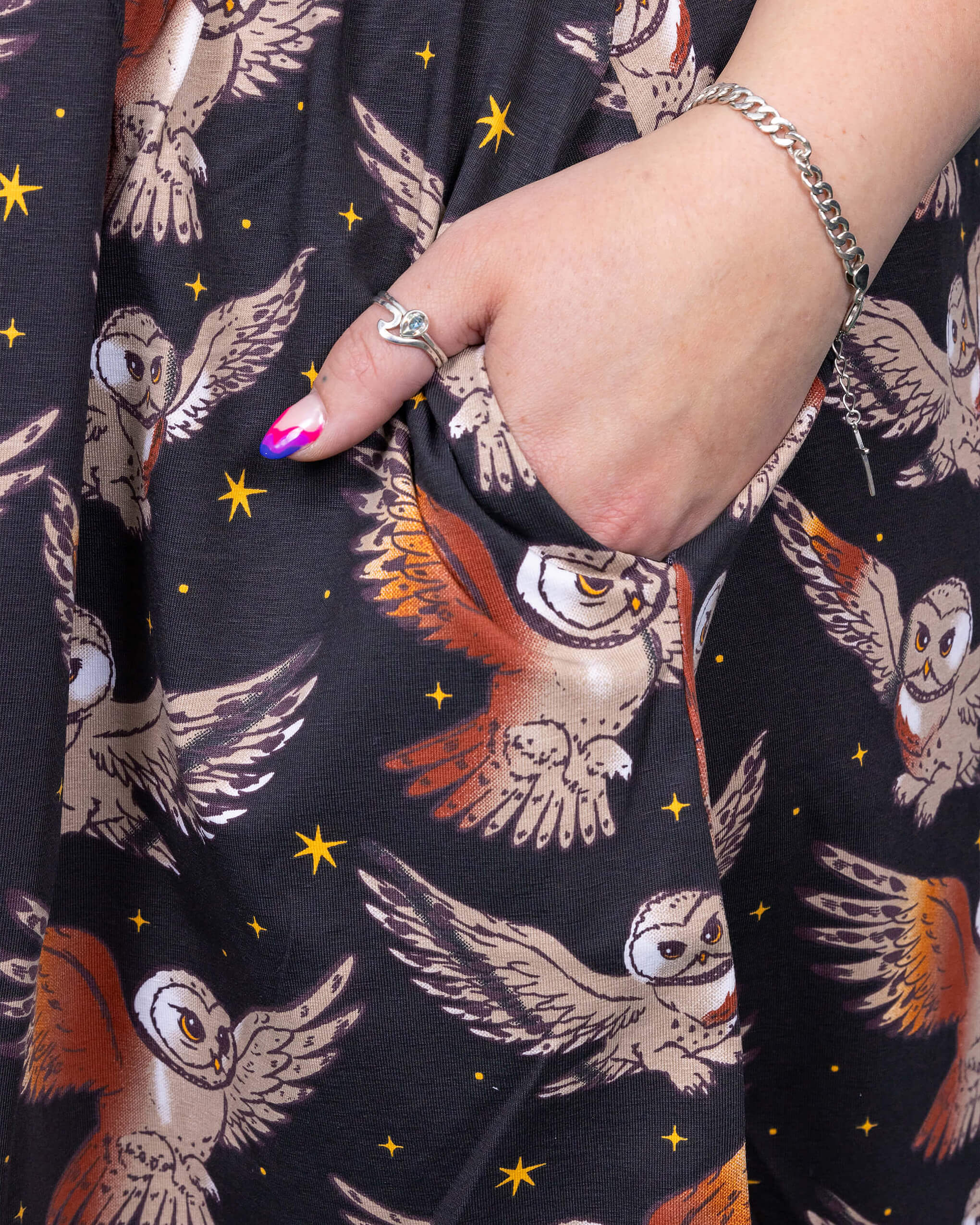 What a Hoot Owl Oversized Smock Dress - Image 6